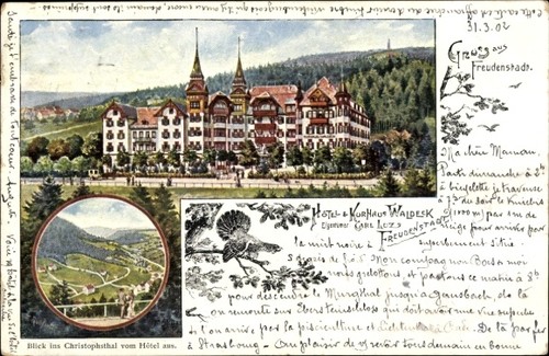 Künstler freudenstadt im - künstler, ak