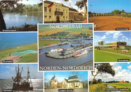 Nordseebad norden - ak,,