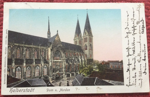 Halberstadt dom von norden - dom,
