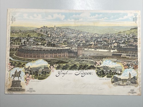 1900 4fach litho - 4fach, ak