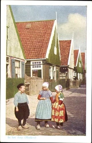 Marken nordholland kinder - ak, nordholland,