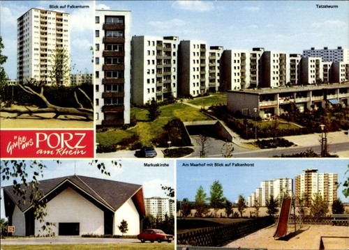 Porz köln nordrhein - ak,