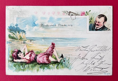 Litho nordseebad norderney - ak,