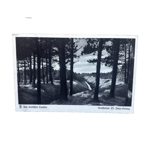 Postkarte nordseebad st - nordseebad,