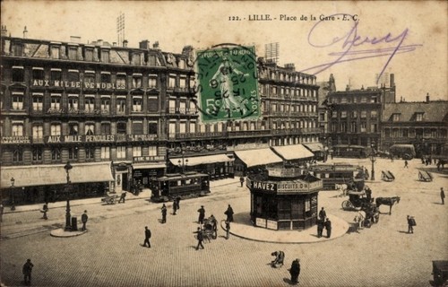 Lille nord platz mit - ak,