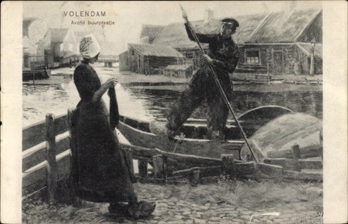 Künstler volendam - künstler, ak