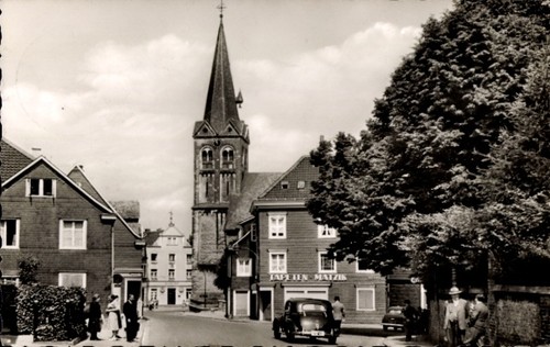 Burscheid nordrhein - ak,