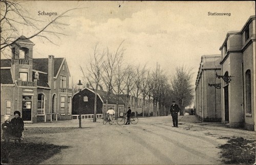 Schagen nordholland - ak,