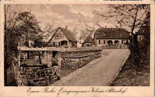 Gruss aus essen - ak,