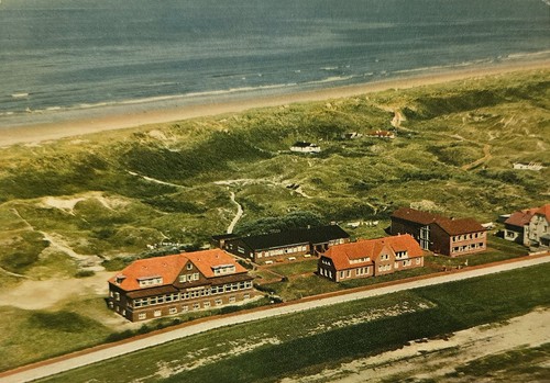 Juist nordsee luftaufnahme - ak,