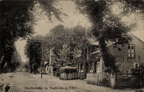 Nieblum auf der insel föhr - ak,