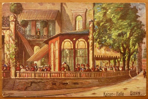Bonn kaiserhalle 1911 - ak,