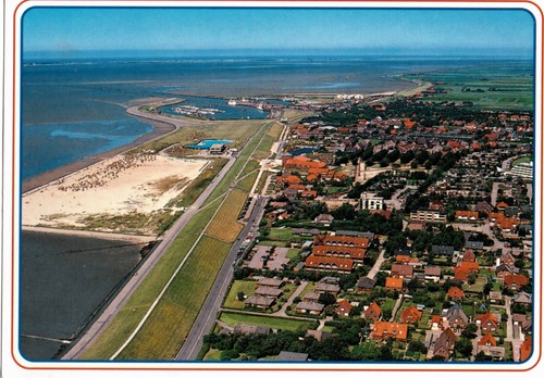 Norden norddeich luftbild - ak,