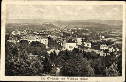 Bad wildungen in - ak,