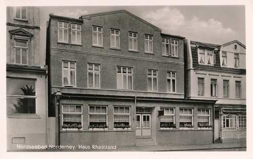 Nordseebad norderney - s/w,