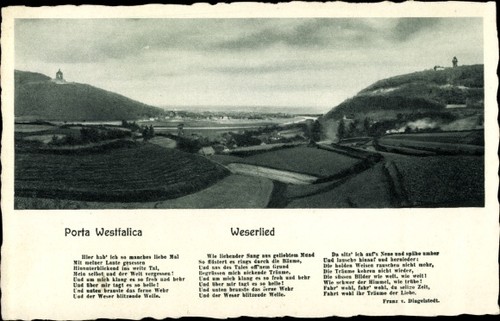 Lied porta westfalica in - ak,