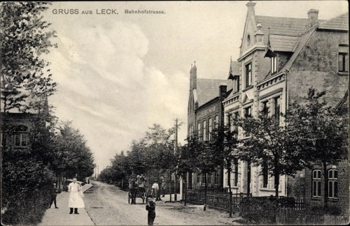 Leck nordfriesland - ak,